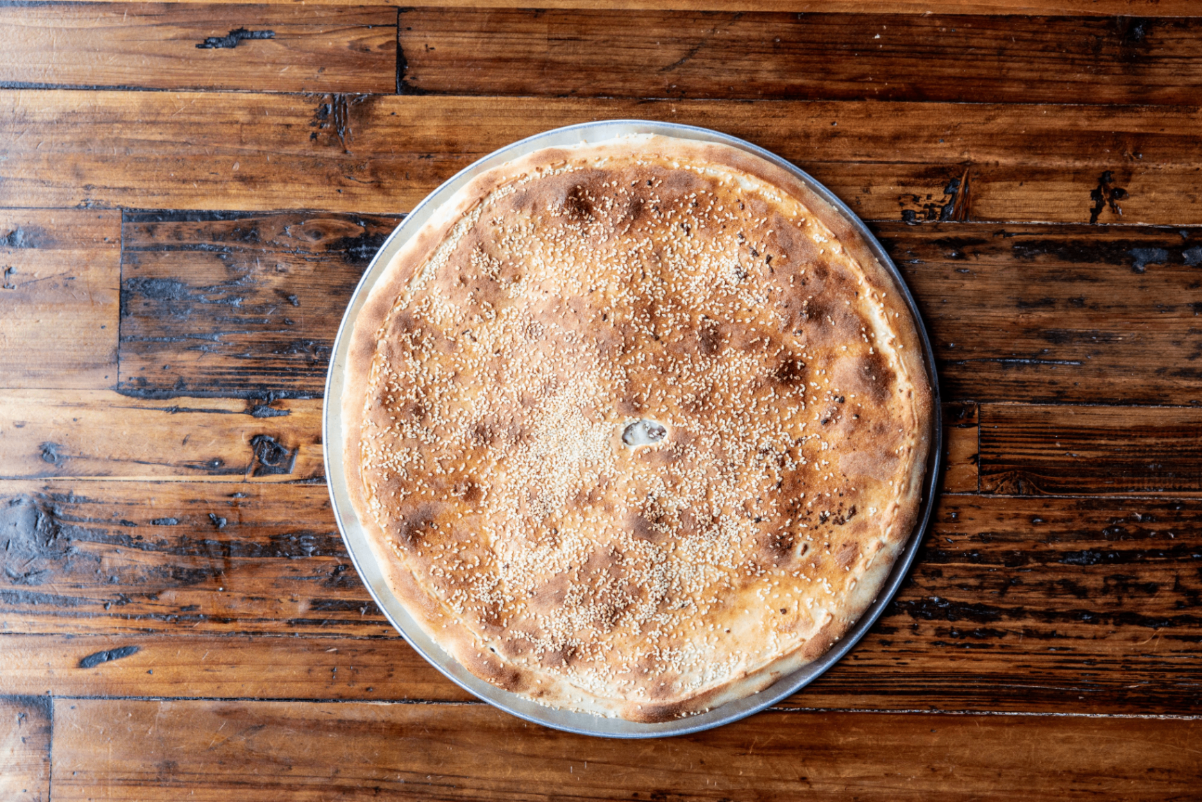 Sesame pizza